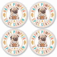Happy Pumpkin Spice Season Pug