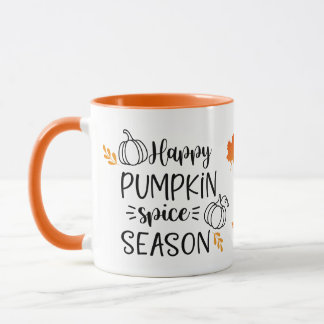 Happy Pumpkin spice Season word art Mug
