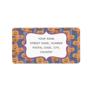 happy pumpkins label