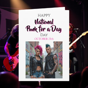 Happy Punk for a Day Day   October 25th Card