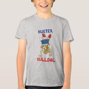 Happy Puppy Cartoon Cute Dog Lover Children's Tri-Blend Shirt