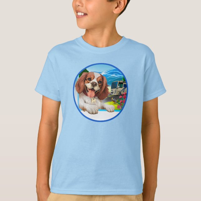 Happy Puppy Kids T-Shirt (Front)