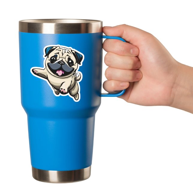 Happy Puppy Pug Jumping (Creator Uploaded)