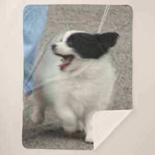 HAPPY PUPPY SHERPA BLANKET