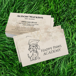 Happy Puppy Student - Dog Training Business Card