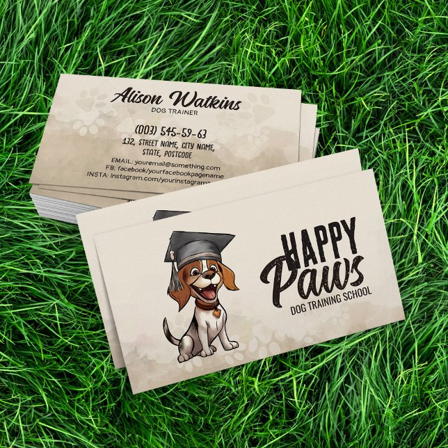Happy Puppy Student - Dog Training Business Card (Creator Uploaded)