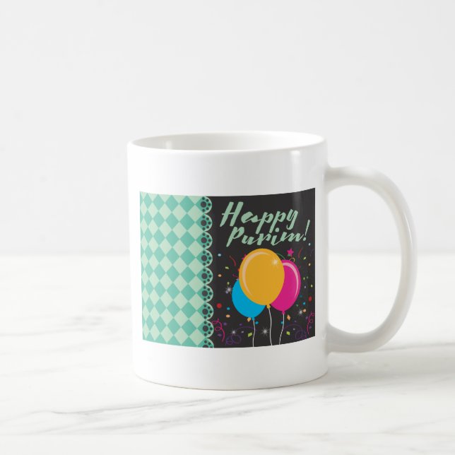 happy purim coffee mug (Right)