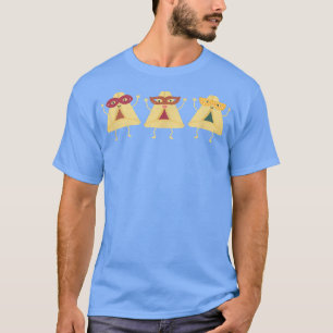 Happy Purim Costume Idea Cute Hamantaschen Jewish  T-Shirt