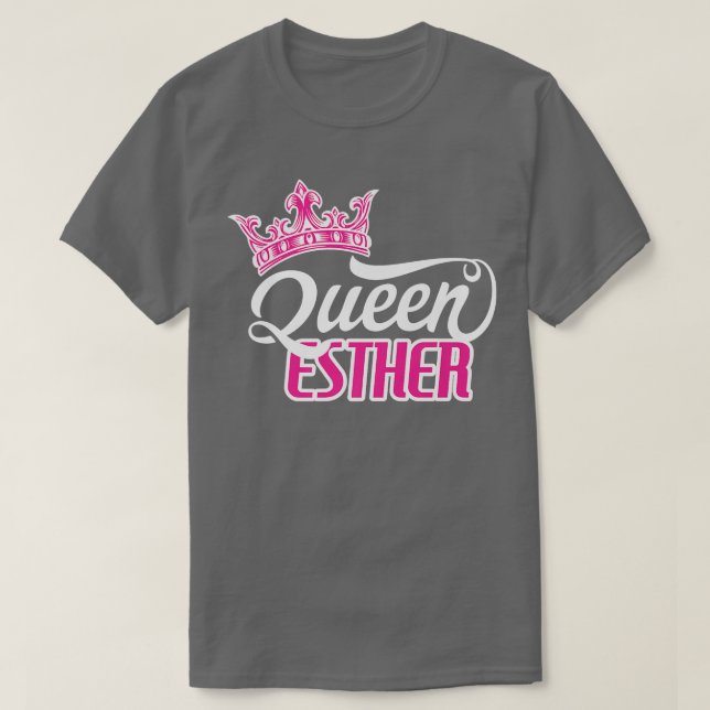 Happy Purim Costume Idea Queen Esther Hebrew Jewis T-Shirt (Design Front)
