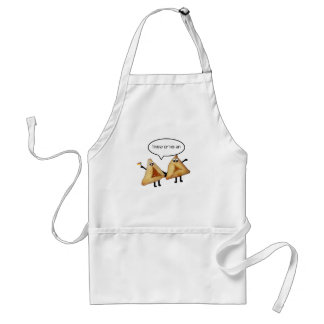 Happy Purim Cute Smiling Hamentaschen Cartoon Standard Apron