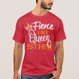 Happy Purim Design Idea Queen Esther Hebrew Jewish T-Shirt