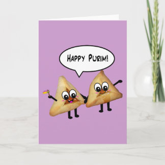 Happy Purim hamantaschen Card