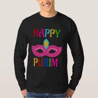 Happy Purim Mask  T-Shirt
