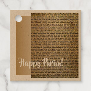 Happy Purim Mishloach Manot Gift Sending Tags