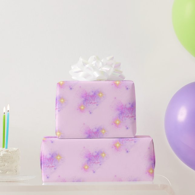 Happy Purim Wrapping Paper 30" (Party Gifts)