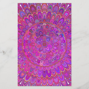 Happy Purple and Pink Mandala Flyer