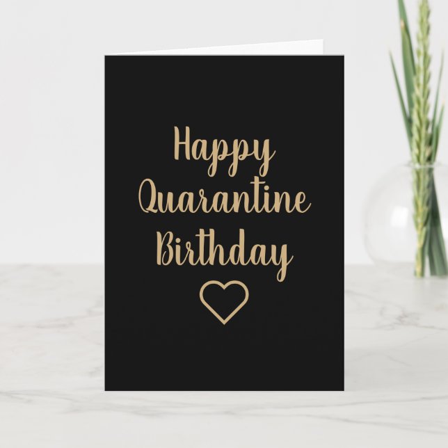 Happy Quarantine Birthday Card (Front)