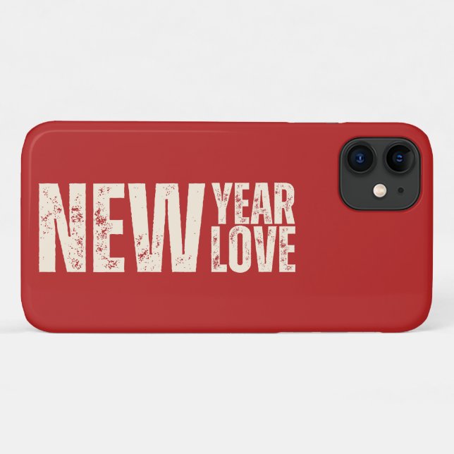 Happy Quote New Year's Day New Love 2024 Case-Mate iPhone Case (Back (Horizontal))