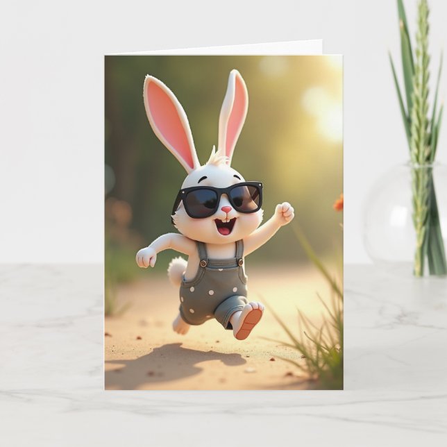 Happy Rabbit Adventure Card (Front)