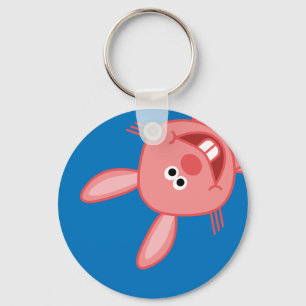 HAPPY RABBIT KEY RING