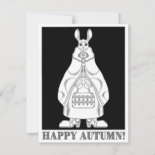 Happy Rabbit Postcard