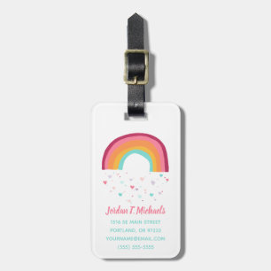 Happy Rainbow Magic Luggage Tag
