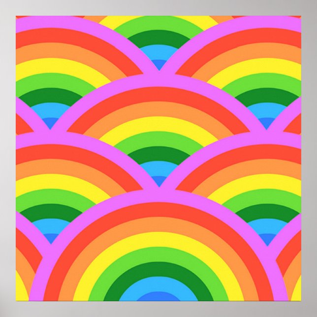 Happy Rainbow Poster (Front)
