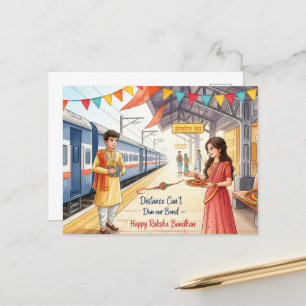 Happy Rakhi, Raksha Bandhan Postcard