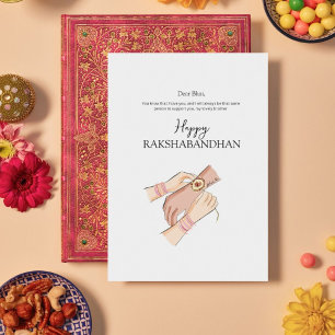 happy rakhi, rakshabandhan, indian festival, holiday card