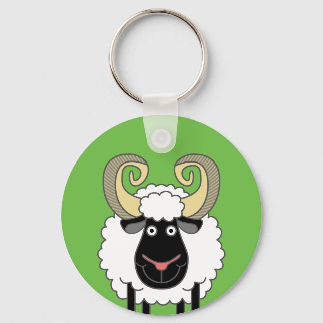 HAPPY RAM KEYCHAIN (Front)