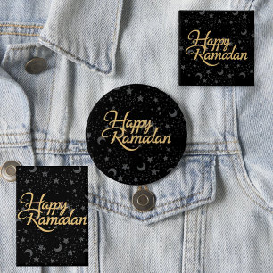 happy Ramadan 3 Cm Round Badge
