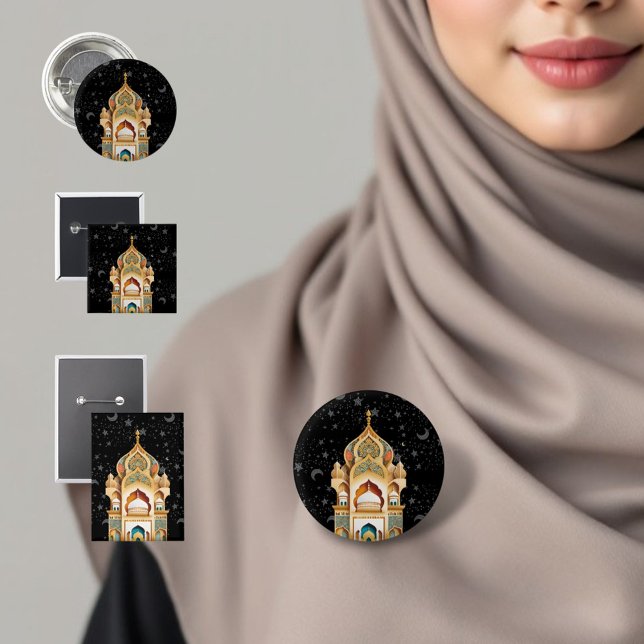 happy Ramadan 3 Cm Round Badge (Creator Uploaded)