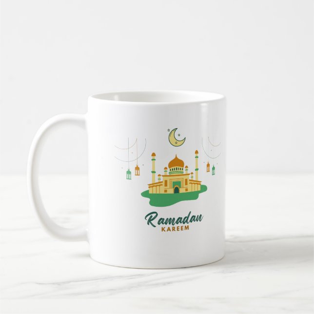 Happy Ramadan Kareem And Eid Mubarak 2022  Coffee Mug (Left)