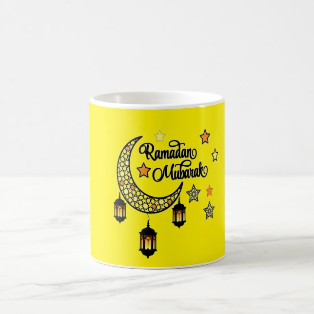Happy Ramadan Kareem Mubarak Coffee Mug (Center)