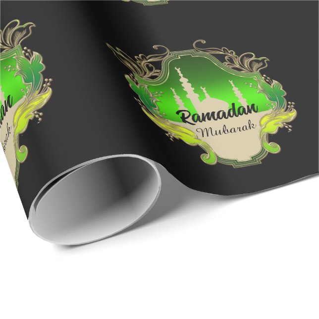 Happy Ramadan  Mubarak Kareem  2024 Wrapping Paper (Roll Corner)