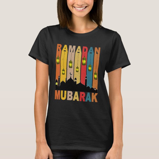 Happy Ramadan Mubarak Month Fasting 2022 T-Shirt (Front)