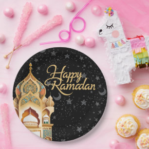 happy Ramadan Paper Plate