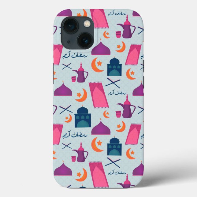 Happy Ramadan Pattern Case-Mate iPhone Case (Back)