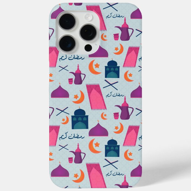 Happy Ramadan Pattern Case-Mate iPhone Case (Back)
