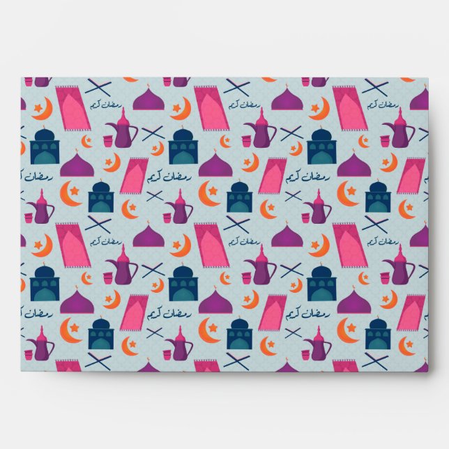 Happy Ramadan Pattern Envelope (Front)