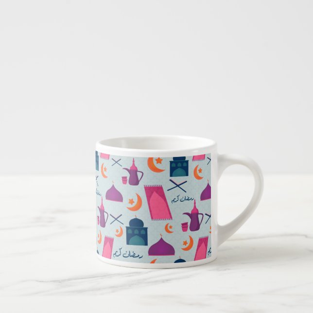 Happy Ramadan Pattern Espresso Cup (Right)
