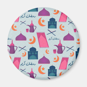 Happy Ramadan Pattern Magnet