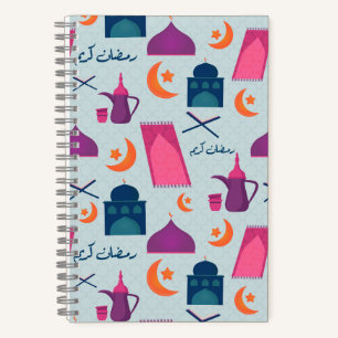 Happy Ramadan Pattern Notebook