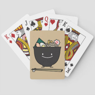 Happy Ramen Bowl Playing Cards