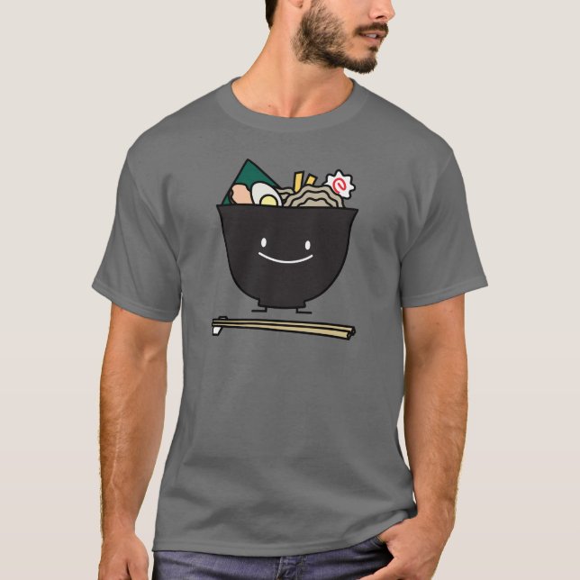 Happy Ramen Bowl T-Shirt (Front)