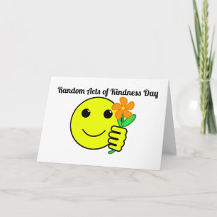 Happy Random Acts of Kindness Thank You Card