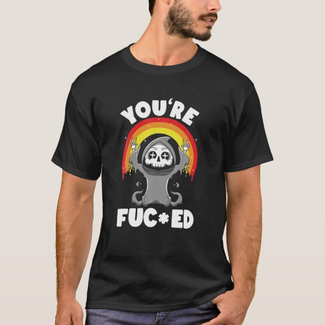 Happy Reaper Skeleton Tee (Front)