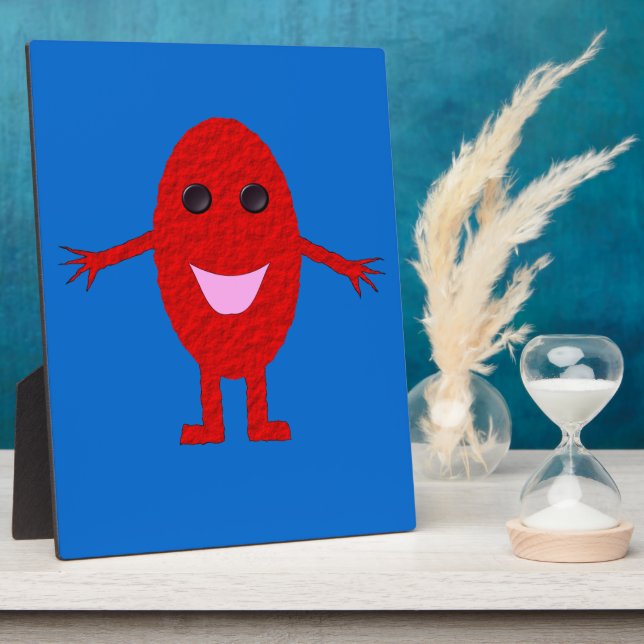 Happy Red Grape Plaque (Side)