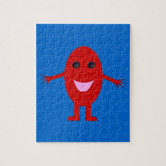 Happy Red Grape Puzzle (Vertical)