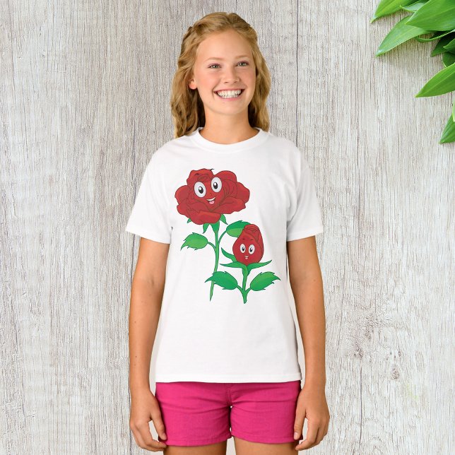 Happy Red Roses T-Shirt (Creator Uploaded)